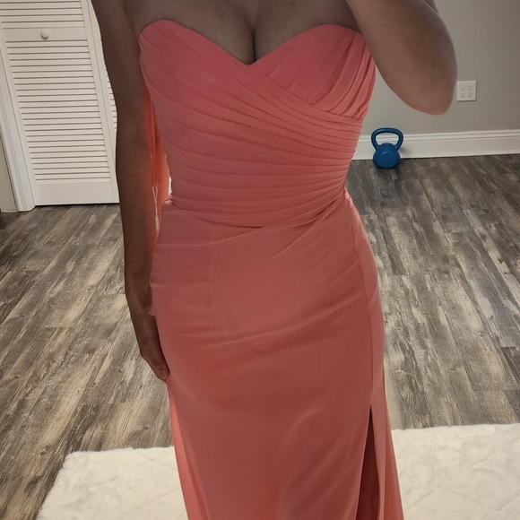 Coral Formal Gown - Picture 1 of 10